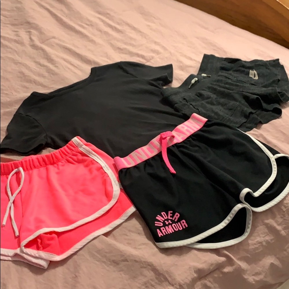 Small youth bundle! Nike shorts, Under Armour etc